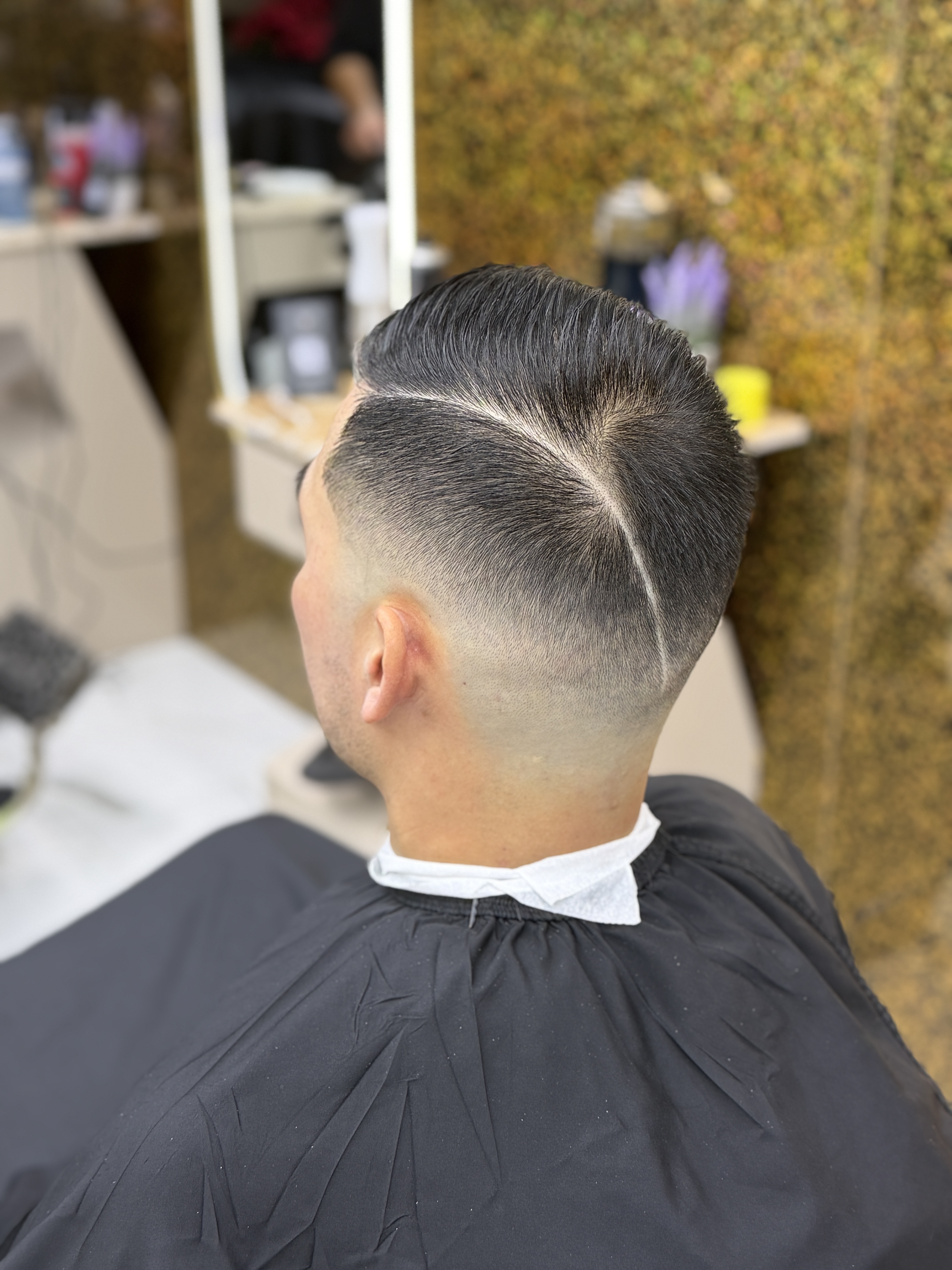 Client after precision fade haircut